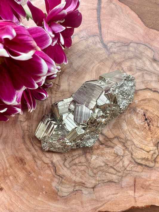 Pyrite Crystal Cluster (Large)
