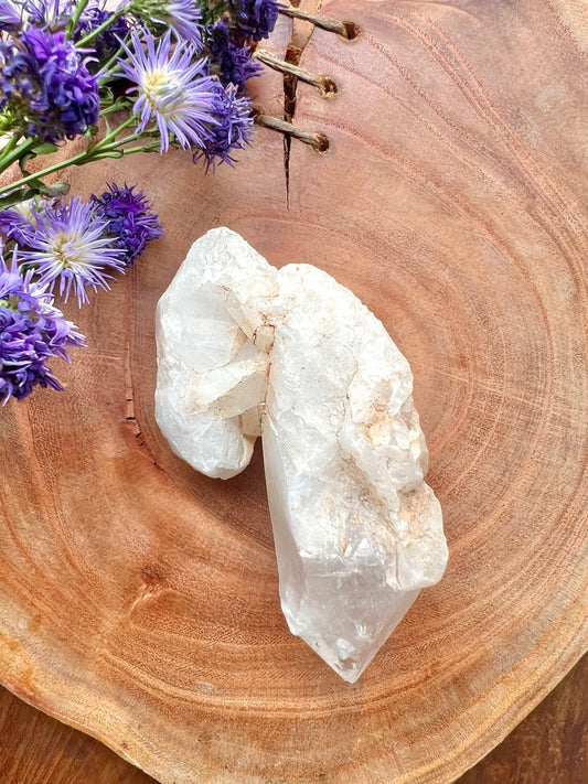 White Agate Crystal Cluster