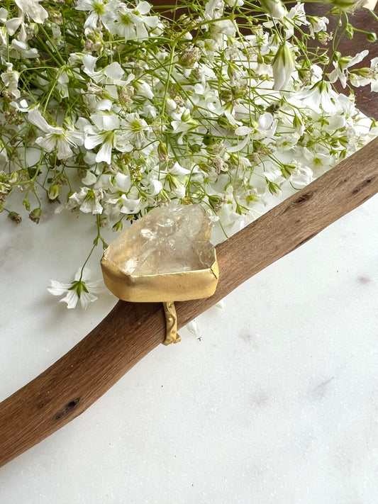 Quartz Adjustable Ring (Small)