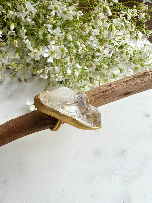 Quartz Adjustable Ring (Large)