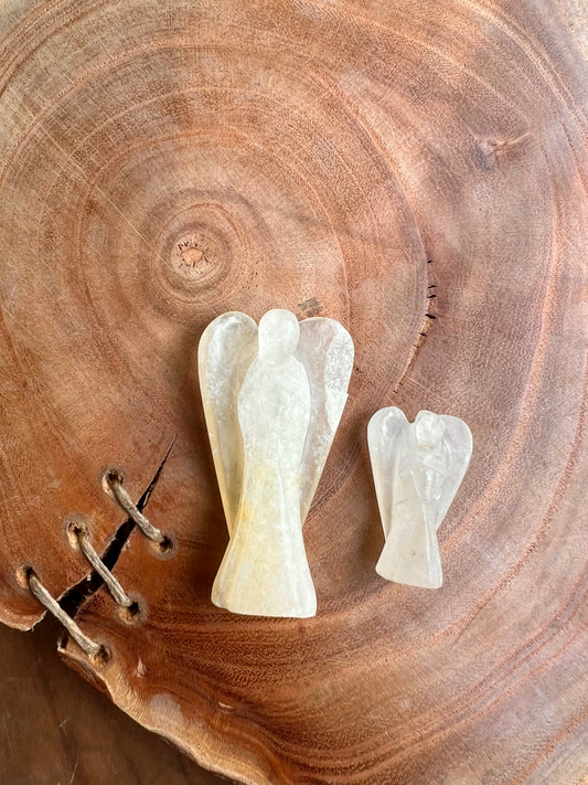 Golden Quartz Pocket Angel (2 inch)