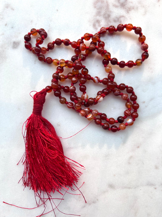 Carnelian Mala