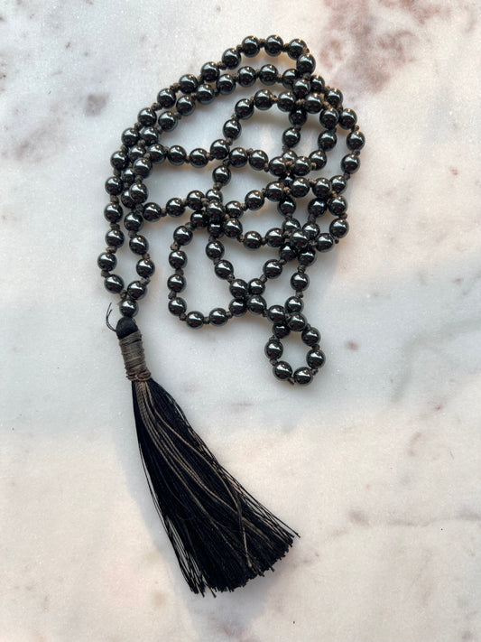 Hematite Mala