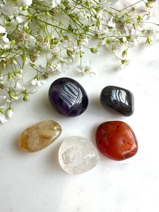 Energy Booster Tumble Stones Set