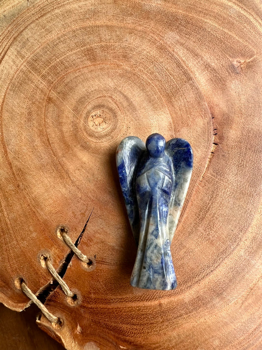 Sodalite Pocket Angel (2 inch)