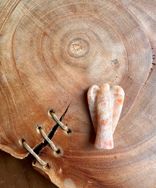 Sunstone Pocket Angel (1 inch)