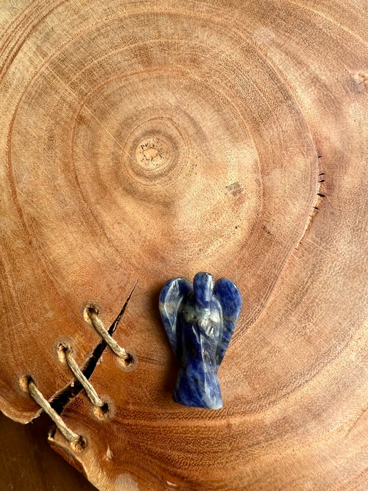 Sodalite Pocket Angel (1 inch)