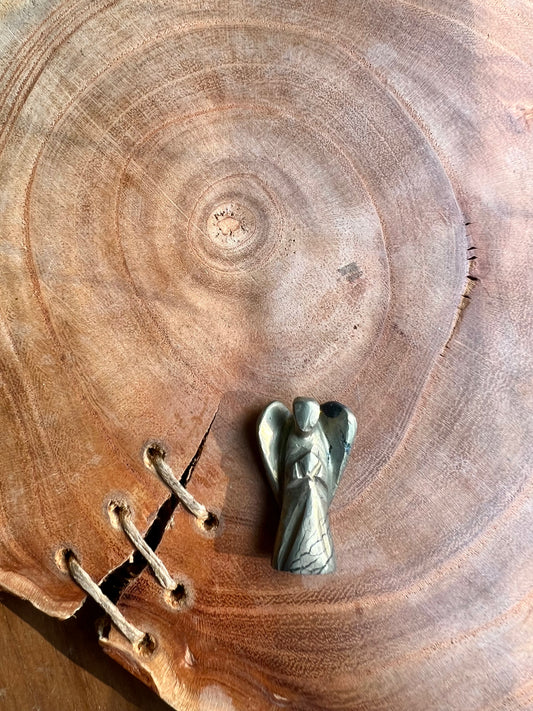 Pyrite Pocket Angel (1 inch)