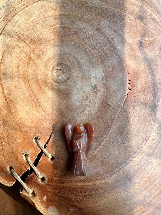Red Aventurine Pocket Angel (1 inch)