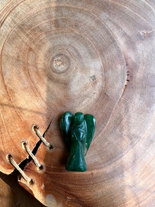 Green Aventurine Pocket Angel (1 inch)