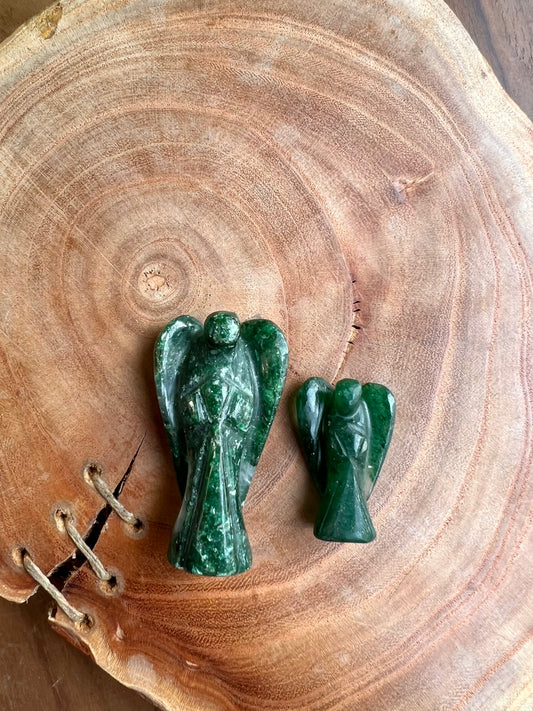 Green Aventurine Pocket Angel (1 inch)