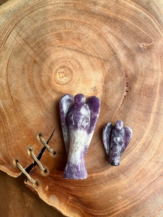 Lepidolite Pocket Angel (1 inch)